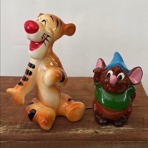 Vintage Tigger and Gus Gus Walt Disney Enterprises Figurines